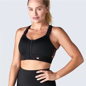 SHEFIT Black Adjustable Flex Sports Bra